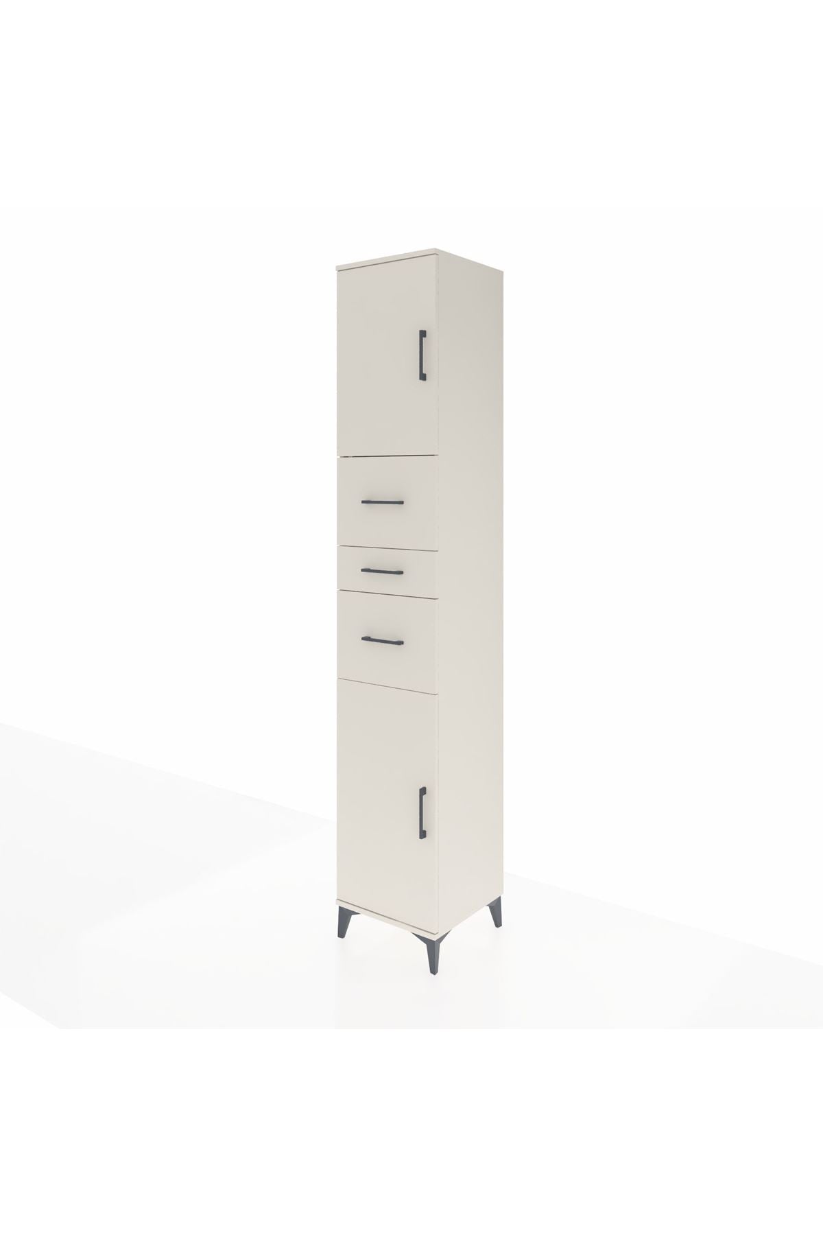 Hyperion Dolap 3 Raflı 3 Çekmeceli 2 Kapaklı 44x44x243 - S64M190V1B