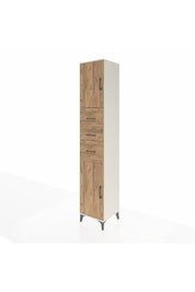 Hyperion Dolap 3 Raflı 3 Çekmeceli 2 Kapaklı 44x44x243 - S64M190V3B