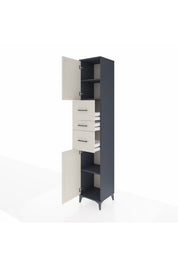 Hyperion Dolap 3 Raflı 3 Çekmeceli 2 Kapaklı 44x44x243 - S64M190V4B