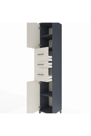 Hyperion Dolap 3 Raflı 3 Çekmeceli 2 Kapaklı 44x44x243 - S64M190V4B