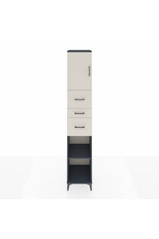 Hyperion Dolap 3 Raflı 3 Çekmeceli Tek Kapaklı 44x44x243 - S64M191V4B