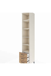 Hyperion Dolap 5 Raflı 3 Çekmeceli 44x44x243 - S64M193V3B