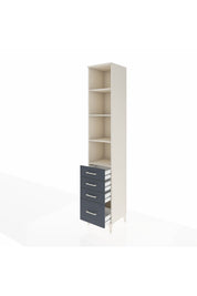 Hyperion Dolap 4 Raflı 4 Çekmeceli 44x44x243 - S64M194V2B