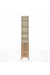 Hyperion Dolap 4 Raflı 4 Çekmeceli 44x44x243