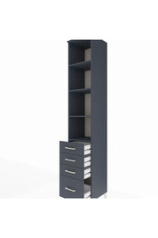 Hyperion Dolap 4 Raflı 4 Çekmeceli 44x44x243 - S64M194V5B