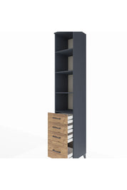 Hyperion Dolap 4 Raflı 4 Çekmeceli 44x44x243 - S64M194V6B