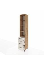 Hyperion Dolap 4 Raflı 4 Çekmeceli 44x44x243 - S64M194V7B