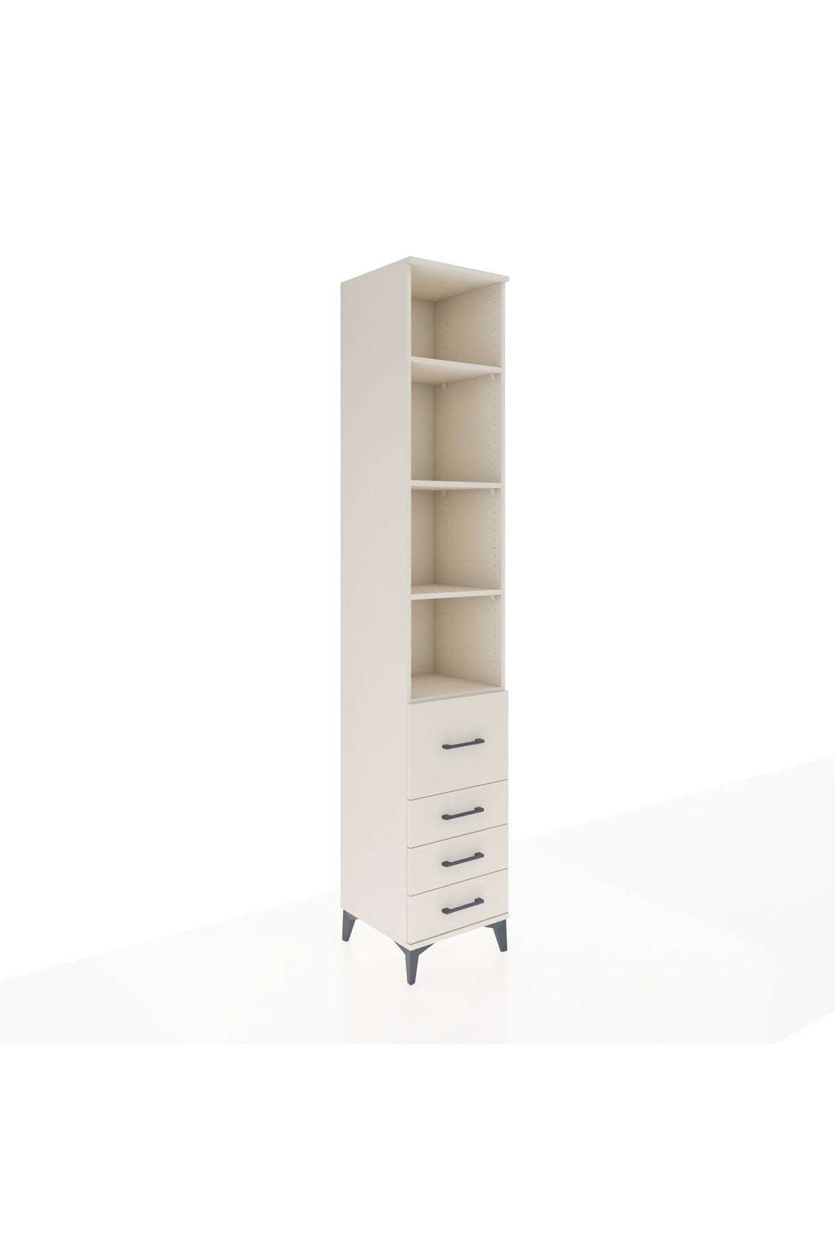 Hyperion Dolap 4 Raflı 4 Çekmeceli 44x44x243 - S64M195V1B