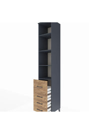 Hyperion Dolap 4 Raflı 4 Çekmeceli 44x44x243 - S64M195V6B