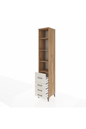 Hyperion Dolap 4 Raflı 4 Çekmeceli 44x44x243 - S64M195V7B