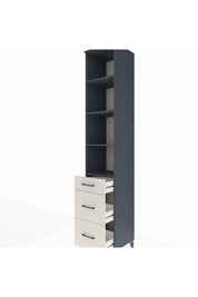 Hyperion Dolap 4 Raflı 3 Çekmeceli 44x44x243 - S64M196V4B