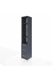 Hyperion Dolap 4 Raflı 3 Çekmeceli 44x44x243 - S64M196V5B