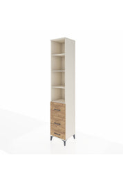 Hyperion Dolap 4 Raflı 3 Çekmeceli 44x44x243 - S64M197V3B
