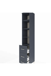 Hyperion Dolap 4 Raflı 3 Çekmeceli 44x44x243 - S64M197V5B