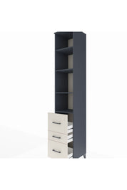 Hyperion Dolap 4 Raflı 3 Çekmeceli 44x44x243 - S64M198V4B