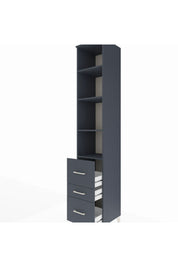 Hyperion Dolap 4 Raflı 3 Çekmeceli 44x44x243 - S64M198V5B