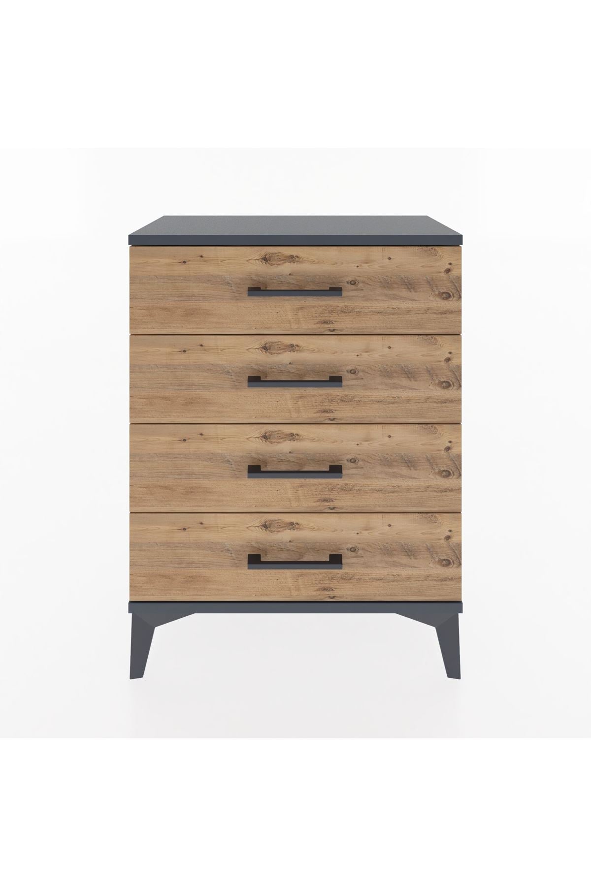 Arges Komodin 4 Çekmeceli 60x30x80 - S13M001V6A