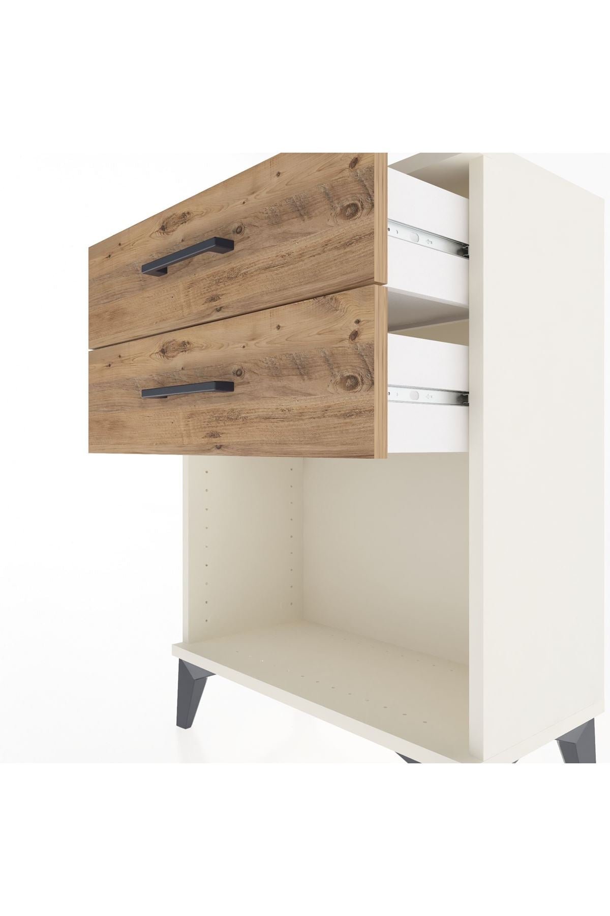Arges Komodin 2 Çekmeceli 60x30x80 - S13M002V3A