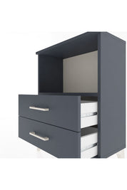 Arges Komodin Tek Raflı 2 Çekmeceli 60x30x80 - S13M003V5A