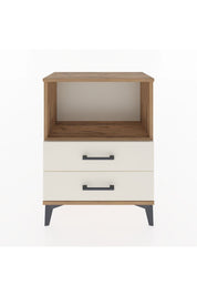 Arges Komodin Tek Raflı 2 Çekmeceli 60x30x80 - S13M003V7A