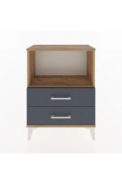 Arges Komodin Tek Raflı 2 Çekmeceli 60x30x80 - S13M003V8A