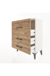 Arges Komodin 3 Çekmeceli 60x30x80 - S13M004V3A