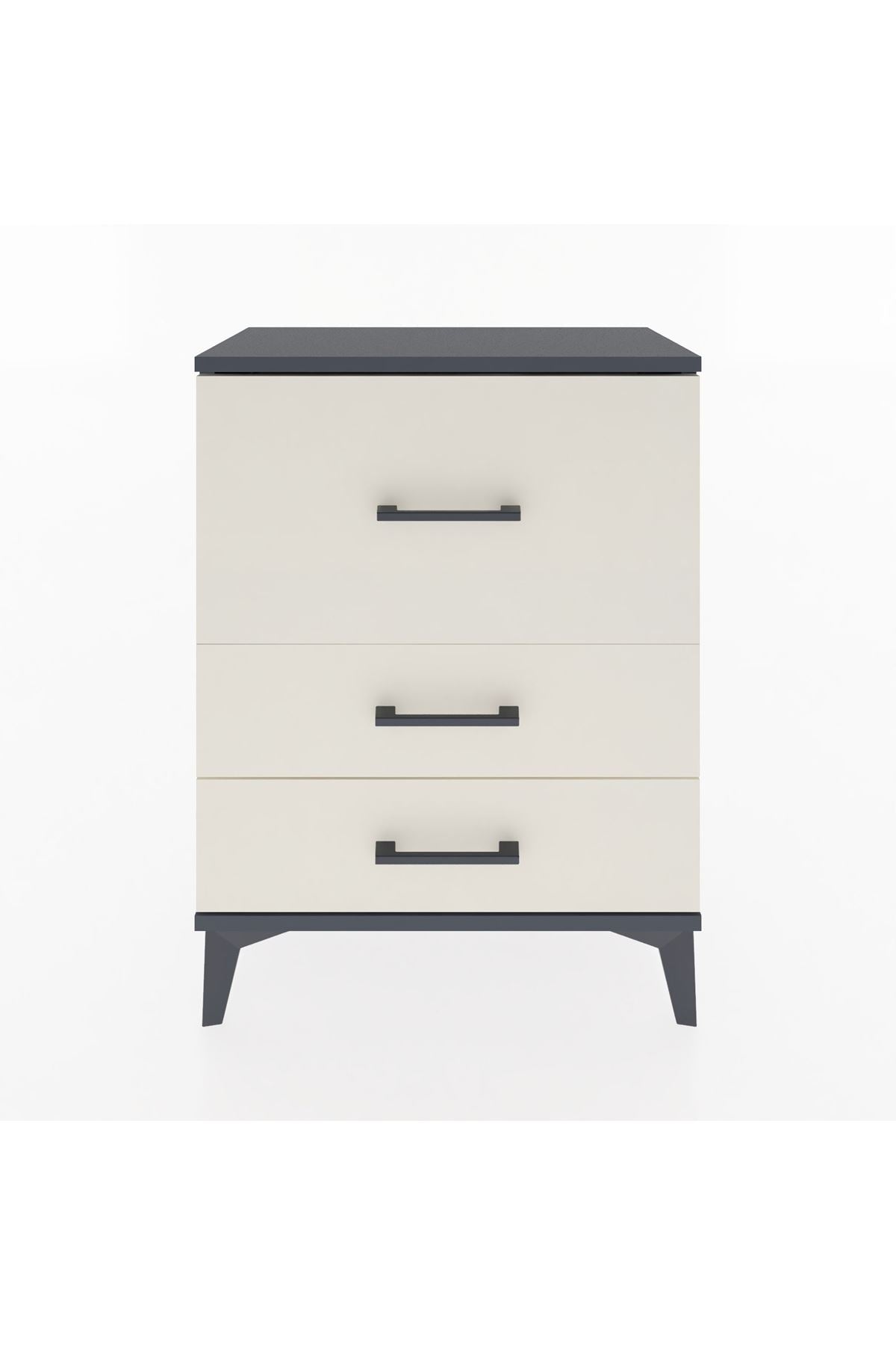 Arges Komodin 3 Çekmeceli 60x30x80 - S13M004V4A