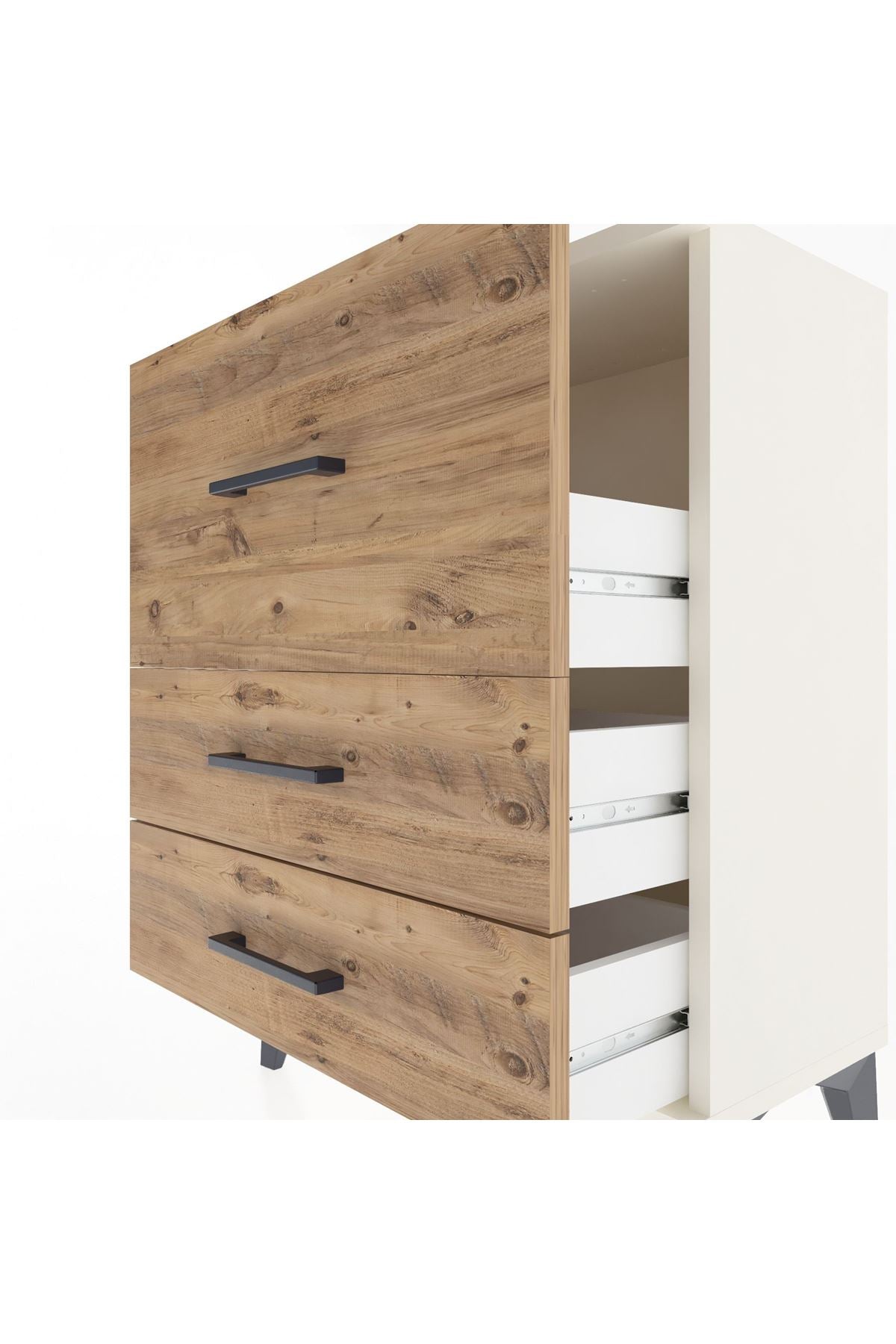 Arges Komodin 3 Çekmeceli 60x30x80 - S13M004V3A