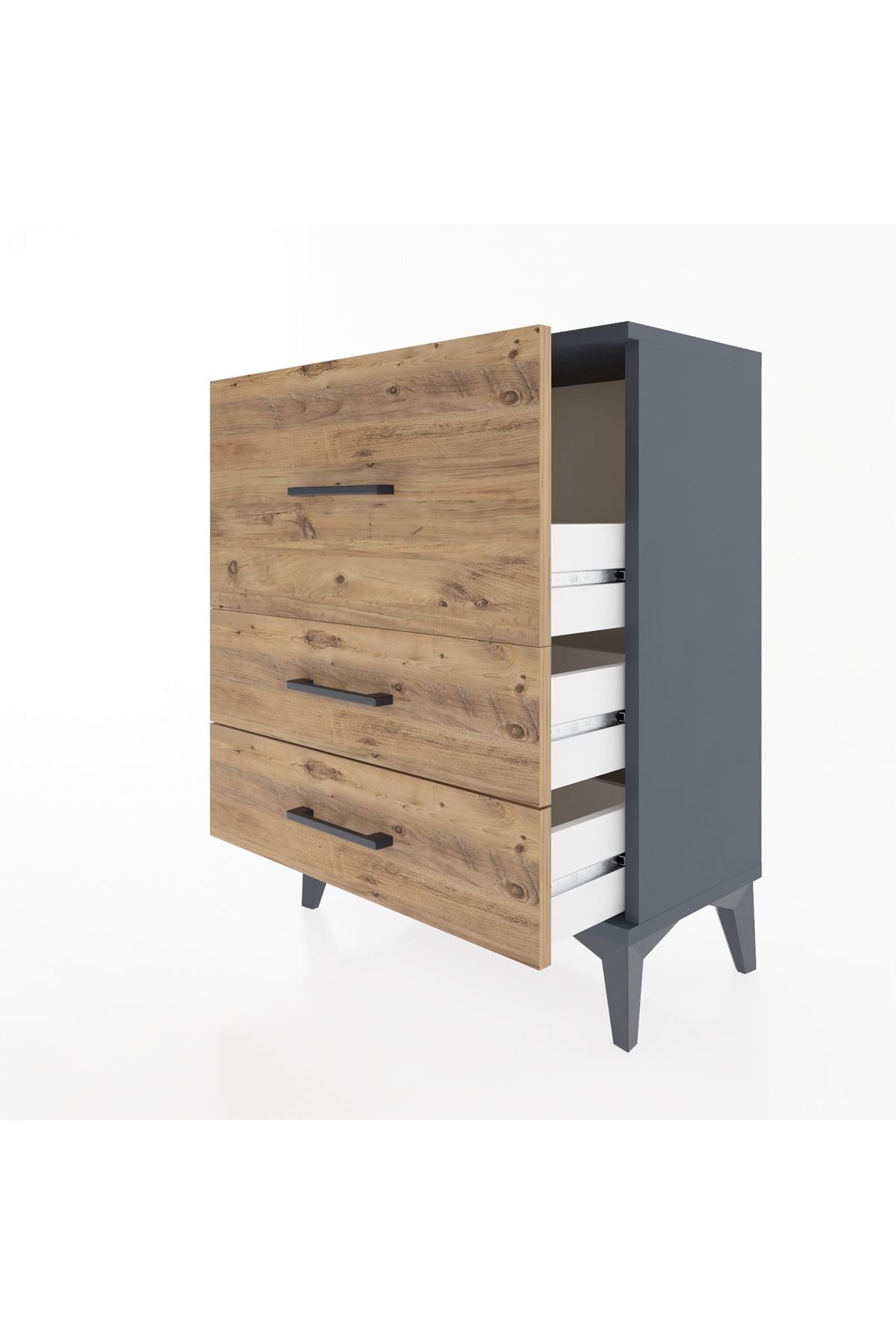 Arges Komodin 3 Çekmeceli 60x30x80 - S13M004V6A