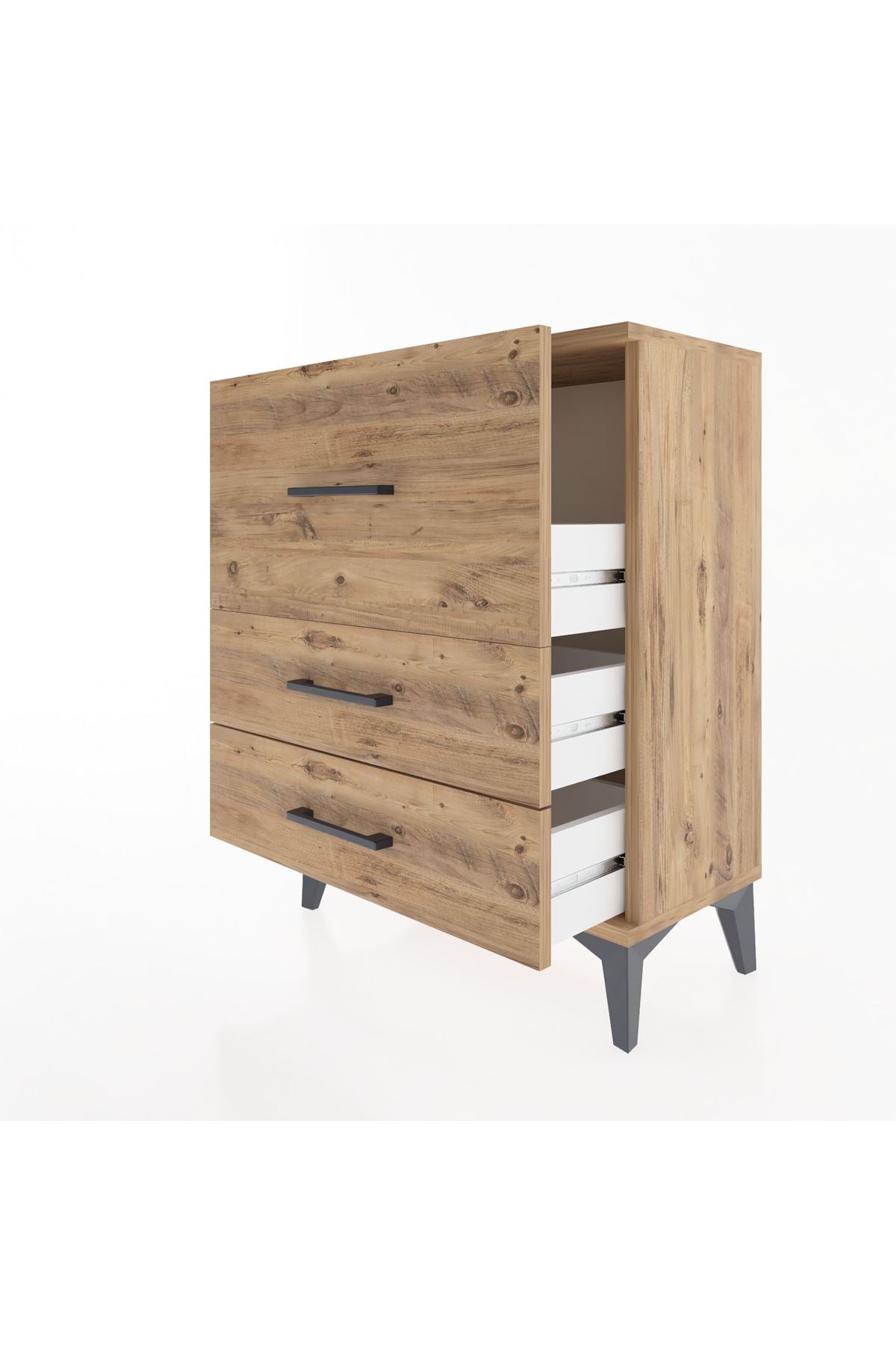Arges Komodin 3 Çekmeceli 60x30x80 - S13M004V9A