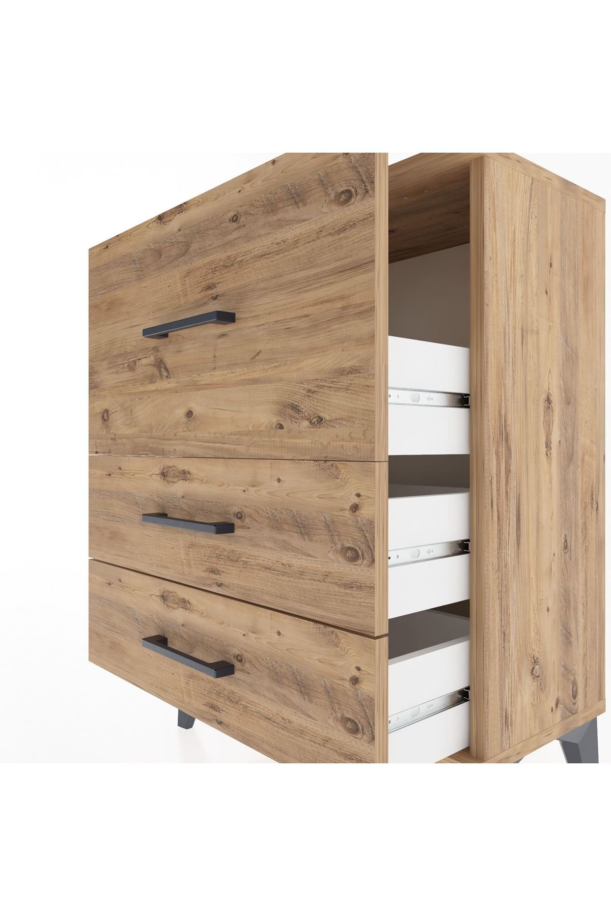 Arges Komodin 3 Çekmeceli 60x30x80 - S13M004V9A