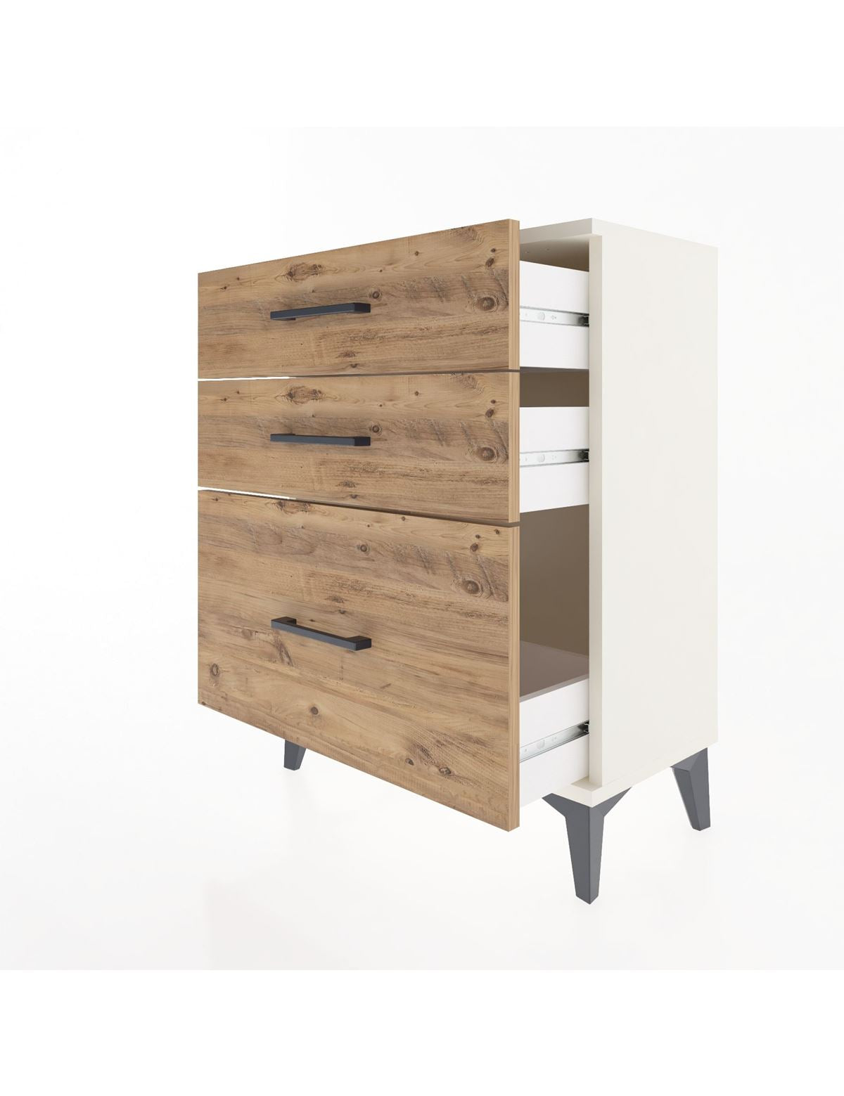 Arges Komodin 3 Çekmeceli 60x30x80 - S13M005V3A