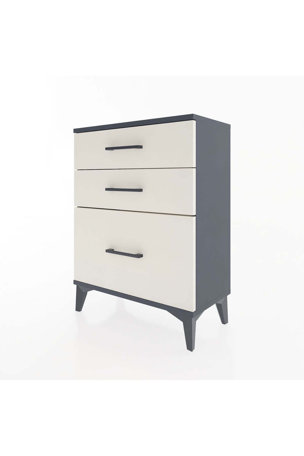 Arges Komodin 3 Çekmeceli 60x30x80 - S13M005V4A