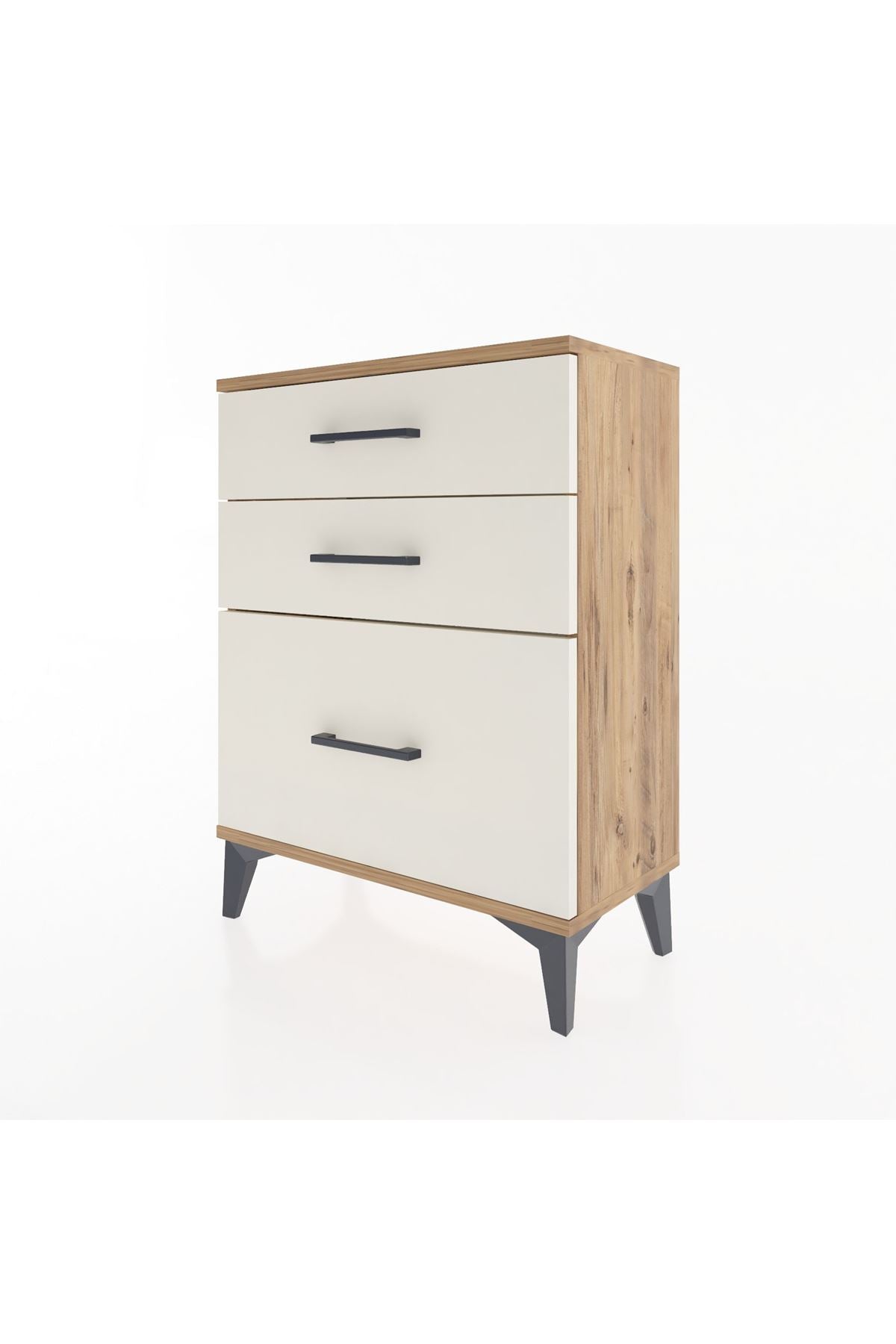 Arges Komodin 3 Çekmeceli 60x30x80 - S13M005V7A