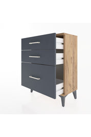 Arges Komodin 3 Çekmeceli 60x30x80 - S13M005V8A