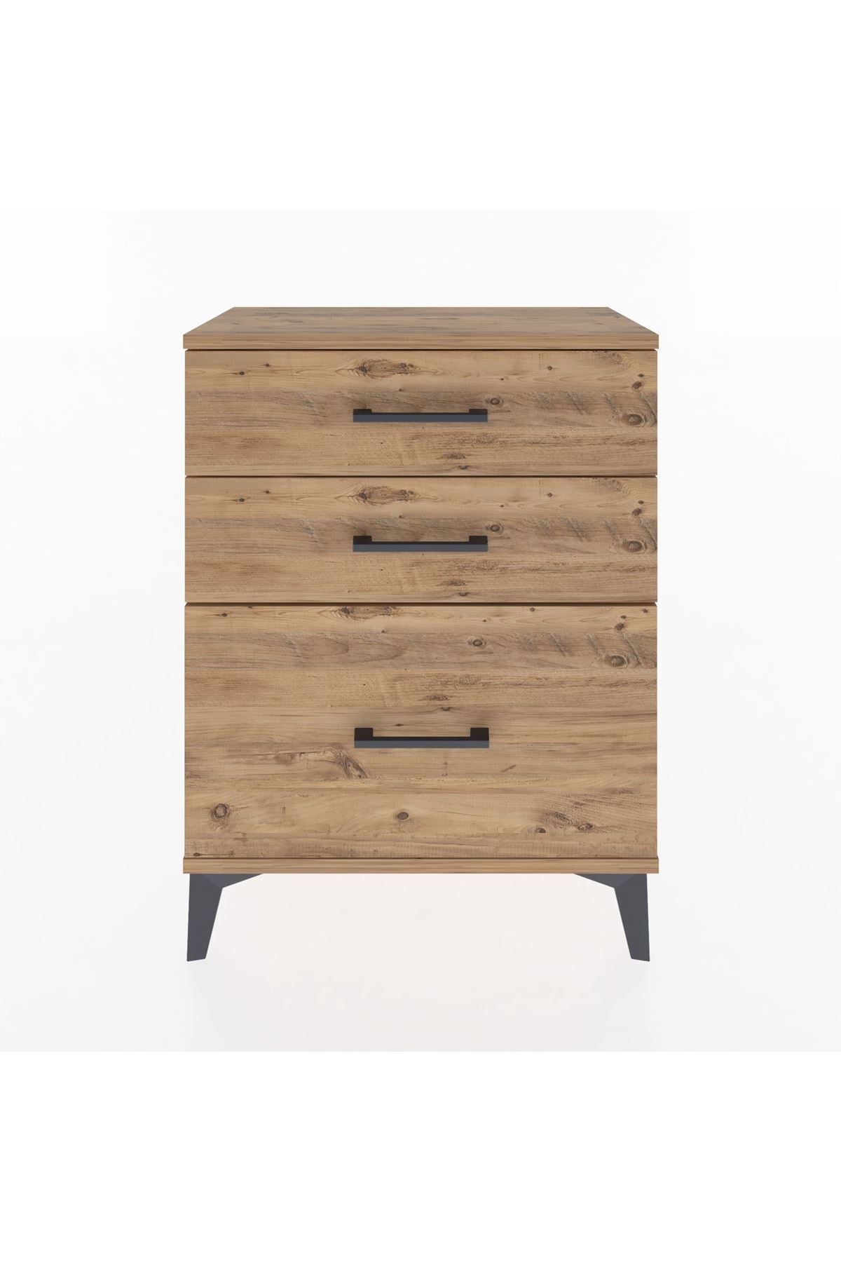 Arges Komodin 3 Çekmeceli 60x30x80 - S13M005V9A
