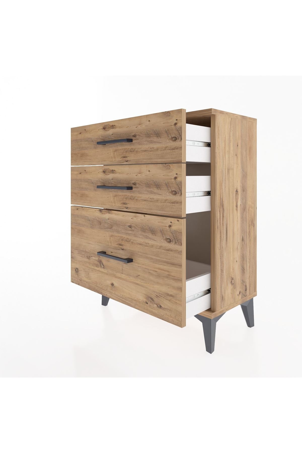 Arges Komodin 3 Çekmeceli 60x30x80 - S13M005V9A