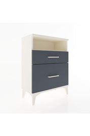 Arges Komodin Tek Raflı 2 Çekmeceli 60x30x80 - S13M006V2A