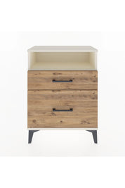Arges Komodin Tek Raflı 2 Çekmeceli 60x30x80 - S13M006V3A