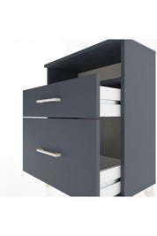 Arges Komodin Tek Raflı 2 Çekmeceli 60x30x80 - S13M006V5A