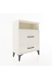 Arges Komodin Tek Raflı 2 Çekmeceli 60x30x80 - S13M007V1A