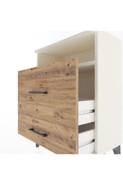 Arges Komodin Tek Raflı 2 Çekmeceli 60x30x80 - S13M007V3A