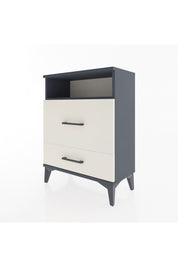 Arges Komodin Tek Raflı 2 Çekmeceli 60x30x80 - S13M007V4A