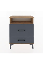 Arges Komodin Tek Raflı 2 Çekmeceli 60x30x80 - S13M007V8A