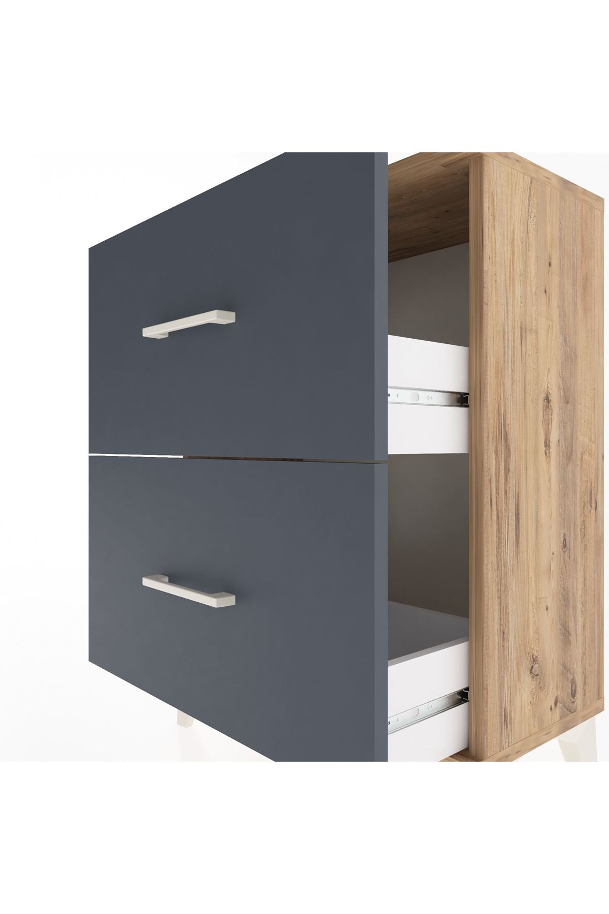 Arges Komodin 2 Çekmeceli 60x30x80 - S13M009V8A