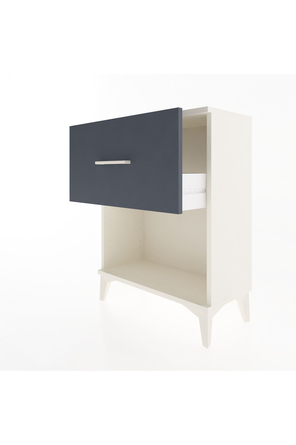 Arges Komodin Tek Çekmeceli 60x30x80 - S13M010V2A