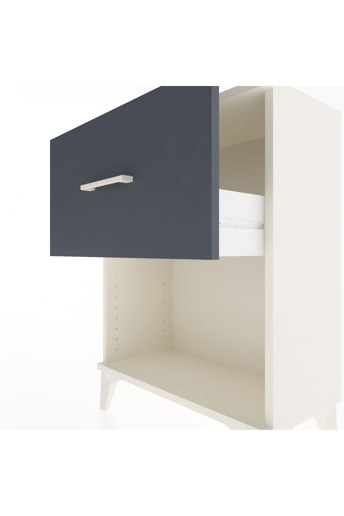 Arges Komodin Tek Çekmeceli 60x30x80 - S13M010V2A