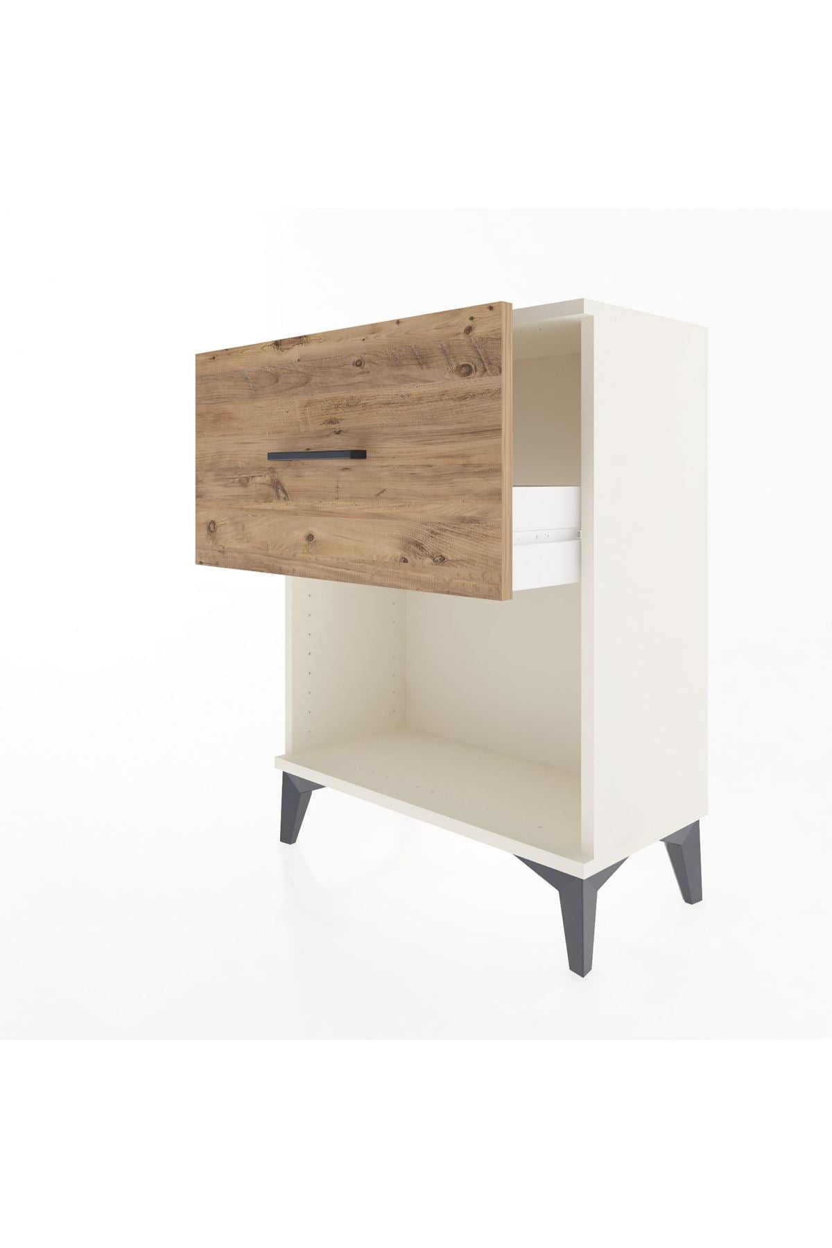 Arges Komodin Tek Çekmeceli 60x30x80 - S13M010V3A