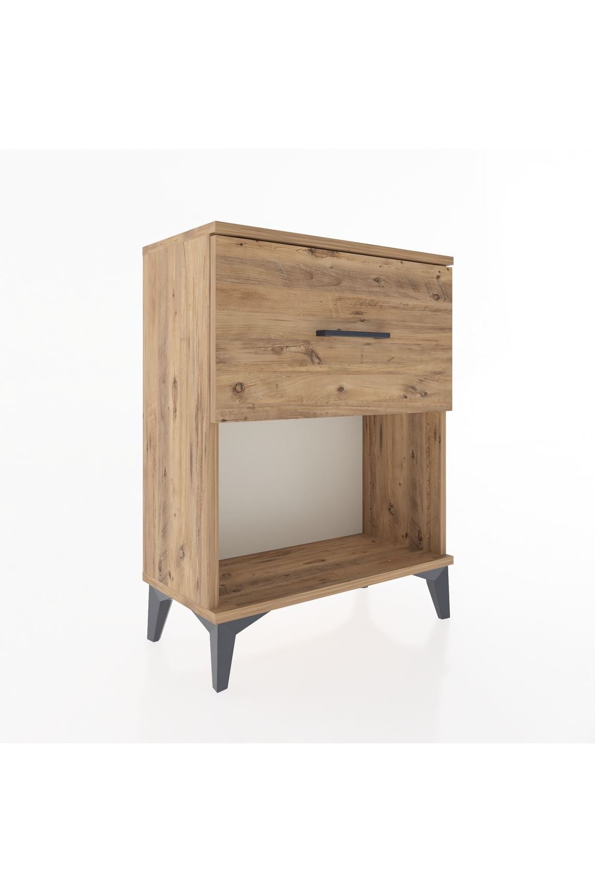 Arges Komodin Tek Çekmeceli 60x30x80 - S13M010V9A