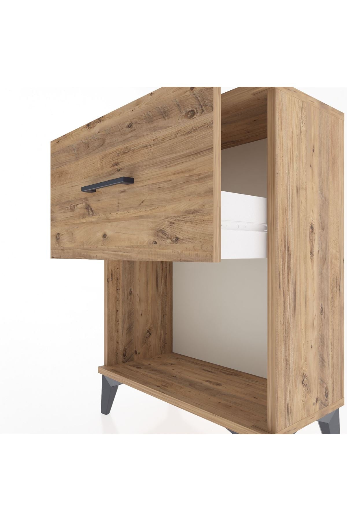 Arges Komodin Tek Çekmeceli 60x30x80 - S13M010V9A